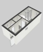 Conteneur sanitaire 6m 2 douches 2 WC – Image 13